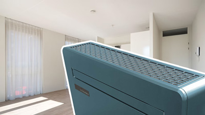 Monoblock airconditioner voor in een appartement