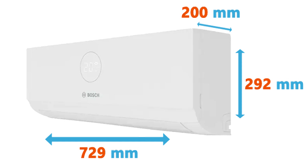 Kleine split-airco: Bosch 3000i