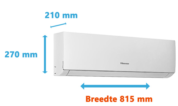 Hisense Hi-Comfort: smalle airco binnenunit
