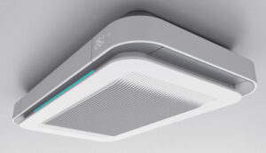 Plafondairco voorbeeld voor kleine ruimte